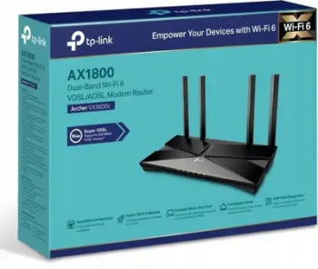 Router TP-Link Archer VX1800v, WiFi 6 AX1800, VDSL ADSL, i zi