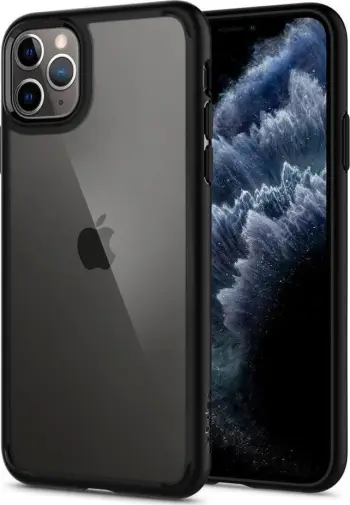 Mbrojtëse e pasme Spigen Ultra Hybrid, për iPhone 11 Pro, e zezë