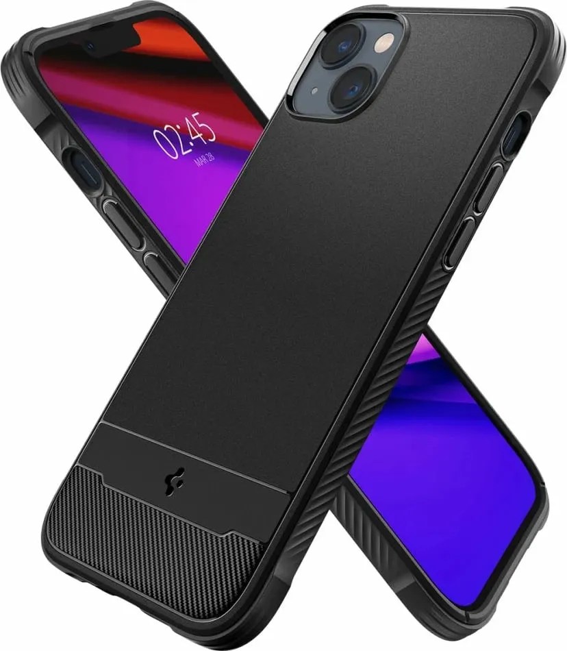 Mbulesa mbrojtëse Spigen Rugged Armor MagSafe për Apple iPhone 14, e zezë - 16