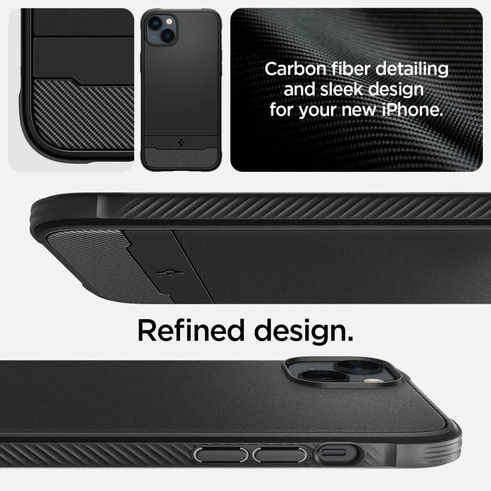 Mbulesa mbrojtëse Spigen Rugged Armor MagSafe për Apple iPhone 14, e zezë - 3
