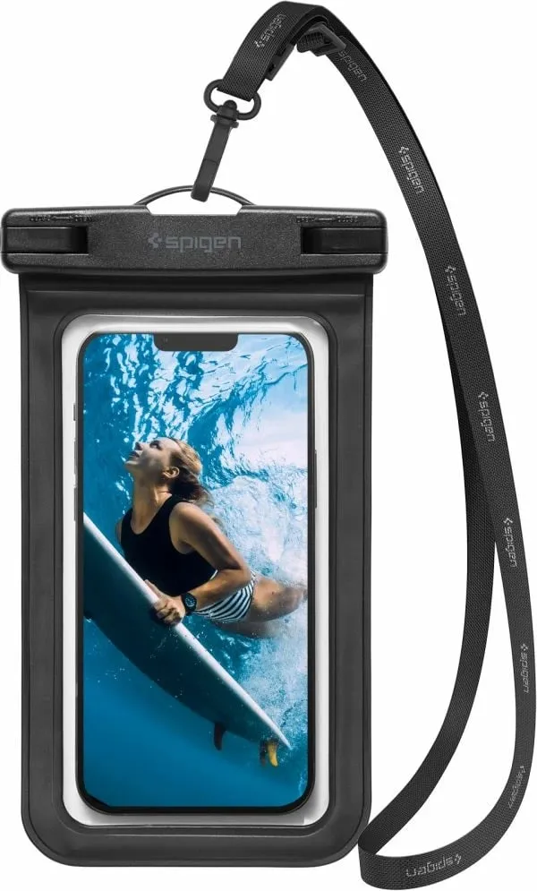 Mbrojtëse e papërshkrueshme nga uji Spigen Aqua Shield WaterProof Case A601, 2 copë, e zezë - 7