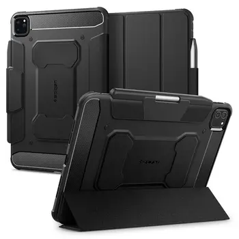 Mbështjellës për iPad Pro 11" 2024 Spigen Rugged Armor Pro, i zi