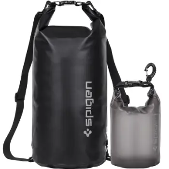 Set çantash Spigen Aqua Shield WaterProof Dry Bag 20L + 2L A630, e zezë
