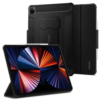 Mbështjellës për iPad 10.9" 2022 Spigen Rugged Armor Pro, i zi