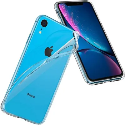 Mbrojtëse për celular iPhone XR Spigen Liquid Crystal, transparente - 4
