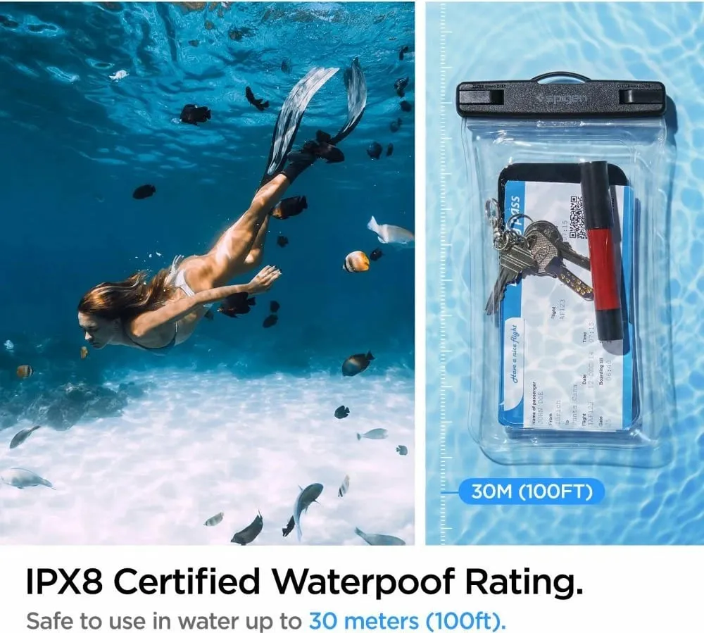 Mbrojtëse për celular Spigen Aqua Shield A610, transparente - 6