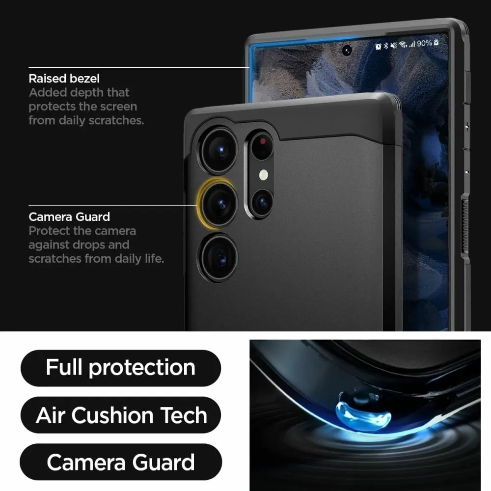 Mbështjellës për Samsung Galaxy S23+ Spigen Tough Armor, i zi - 20