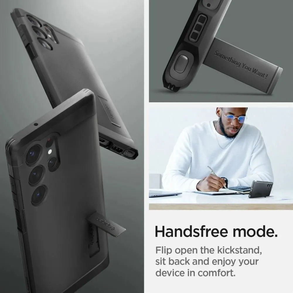 Mbështjellës për Samsung Galaxy S23+ Spigen Tough Armor, i zi - 24