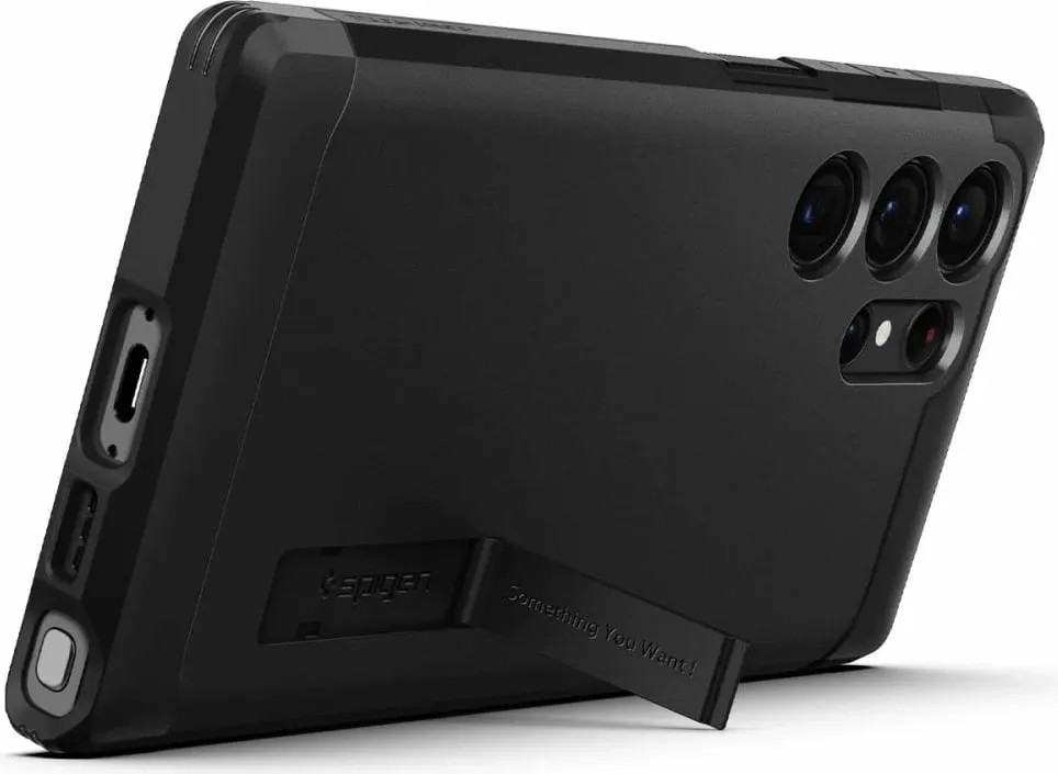Mbështjellës për Samsung Galaxy S23+ Spigen Tough Armor, i zi - 4