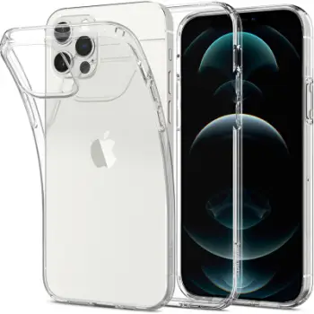 Mbrojtëse për celular iPhone 12/Pro Spigen Liquid Crystal Glitter, transparente