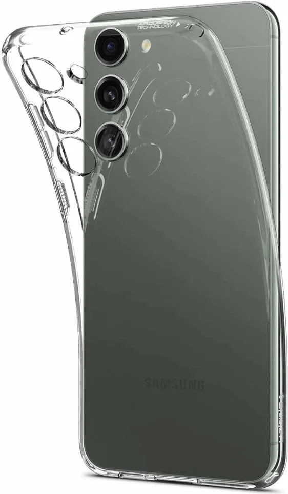 Mbrojtëse për celular Samsung Galaxy S23 Spigen Liquid Crystal, transparente - 9