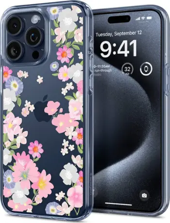 Mbështjellës për iPhone 15 Pro Spigen Liquid Crystal, shumëngjyrësh