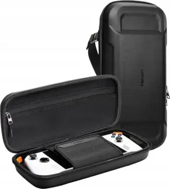 Mbështjellës për ROG Ally 2023 Spigen Rugged Armor Pro Pouch, i zi