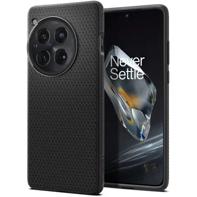Mbrojtëse për celular Spigen Liquid Air, e zezë mat - 1