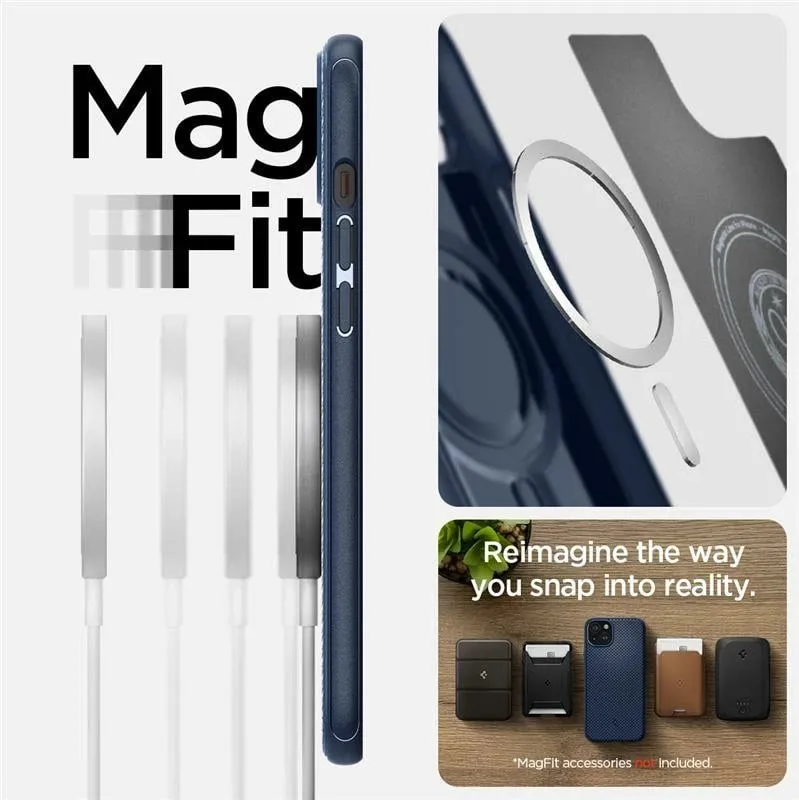 Mbështjellës për iPhone 15 Plus Spigen Mag Armor MagSafe, i kaltër - 4