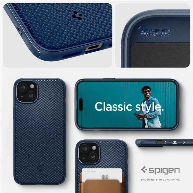 Mbështjellës për iPhone 15 Plus Spigen Mag Armor MagSafe, i kaltër - 6