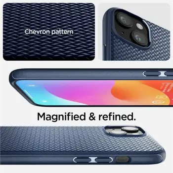 Mbështjellës për iPhone 15 Plus Spigen Mag Armor MagSafe, i kaltër