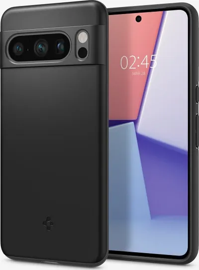 Mbrojtëse Spigen Thin Fit për Google Pixel 8 Pro, e zezë - 2