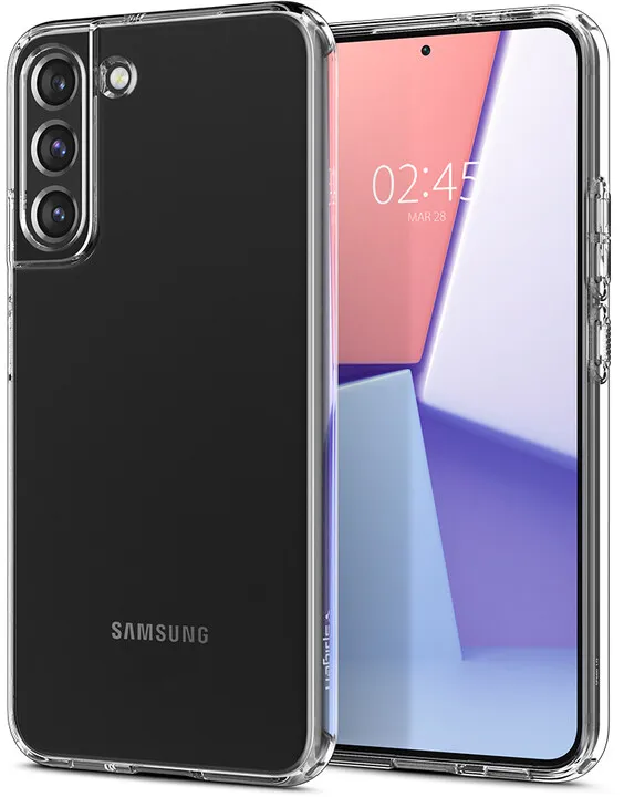 Mbrojtëse Spigen Liquid Crystal për Samsung Galaxy S22, transparente - 1