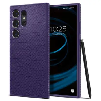 Mbrojtëse për celular Samsung Galaxy S24 Ultra Spigen Liquid Air, e hirtë