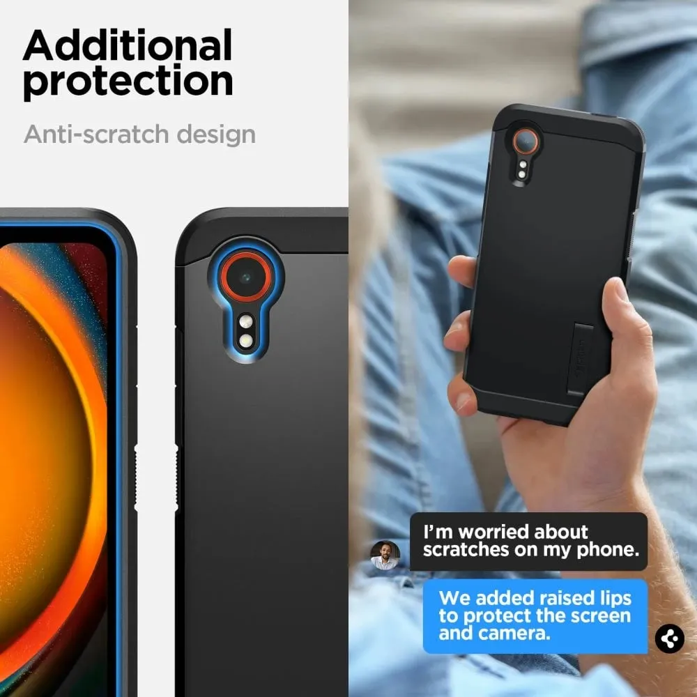 Mbështjellës për Samsung Galaxy XCover 7 Spigen Tough Armor, i zi - 9