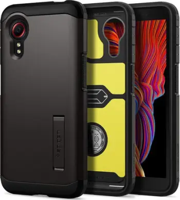Mbështjellës për Samsung Galaxy Xcover 5 Spigen Tough Armor, i zi