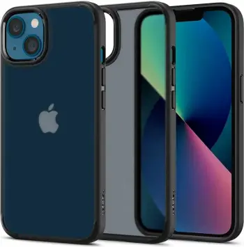 Mbrojtëse për celular iPhone 13 Spigen Liquid Air, e zezë mat