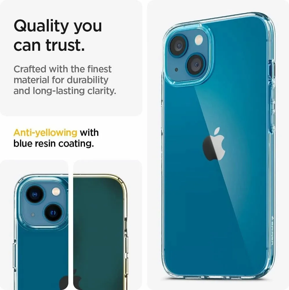 Mbrojtëse për celular iPhone 13 Spigen Liquid Crystal, transparente - 6
