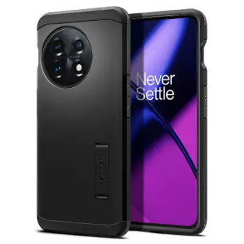 Mbrojtëse për celular OnePlus 11 Spigen Tough Armor, e zezë