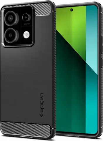 Mbështjellës për Xiaomi Redmi Note 13 Pro 5G / POCO X6 5G Spigen Rugged Armor, i zi