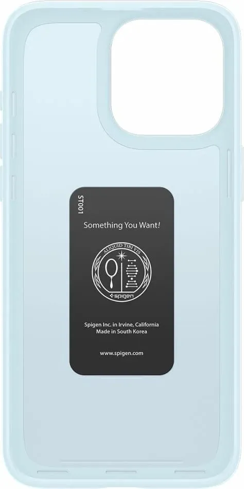 Mbështjellës për iPhone 15 Pro Max Spigen Thin Fit, i kaltër - 3