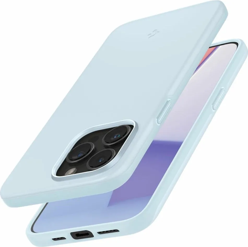 Mbështjellës për iPhone 15 Pro Max Spigen Thin Fit, i kaltër - 5