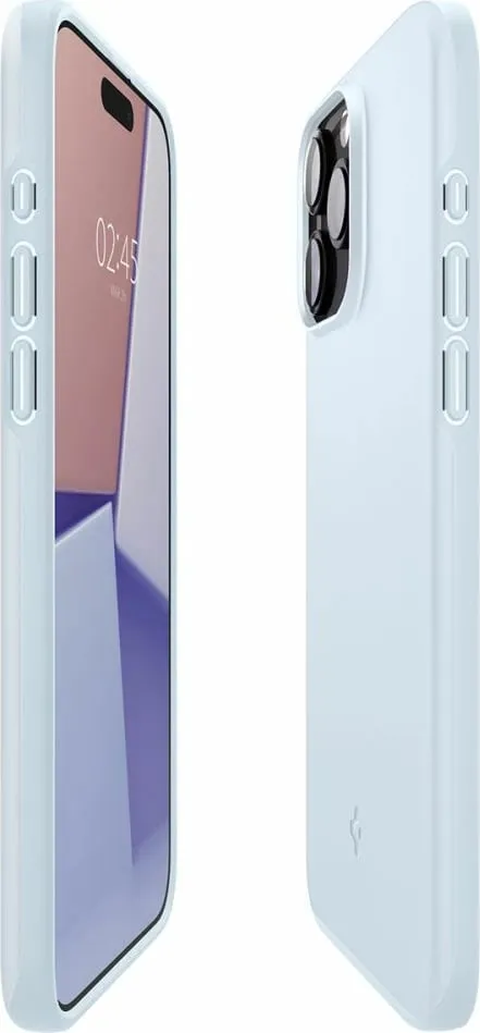 Mbështjellës për iPhone 15 Pro Max Spigen Thin Fit, i kaltër - 6