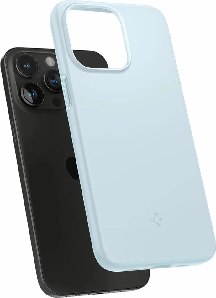 Mbështjellës për iPhone 15 Pro Max Spigen Thin Fit, i kaltër - 7
