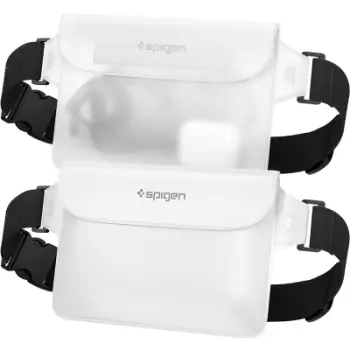 Çantë Spigen Aqua Shield WaterProof Waist Bag A620 2 Pack, e bardhë