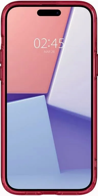 Mbështjellës për iPhone 15 Spigen Ultra Hybrid, i kuq - 6