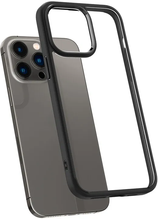 Mbrojtëse për celular iPhone 14 Pro Spigen Ultra Hybrid, e zezë mat - 4