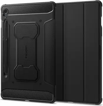 Mbrojtëse për tablet Samsung Galaxy Tab S9 Spigen Tough Armor Pro, e zezë