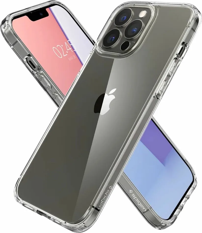 Mbështjellës për iPhone 13 Pro Max Spigen Ultra Hybrid, i hirtë - 6