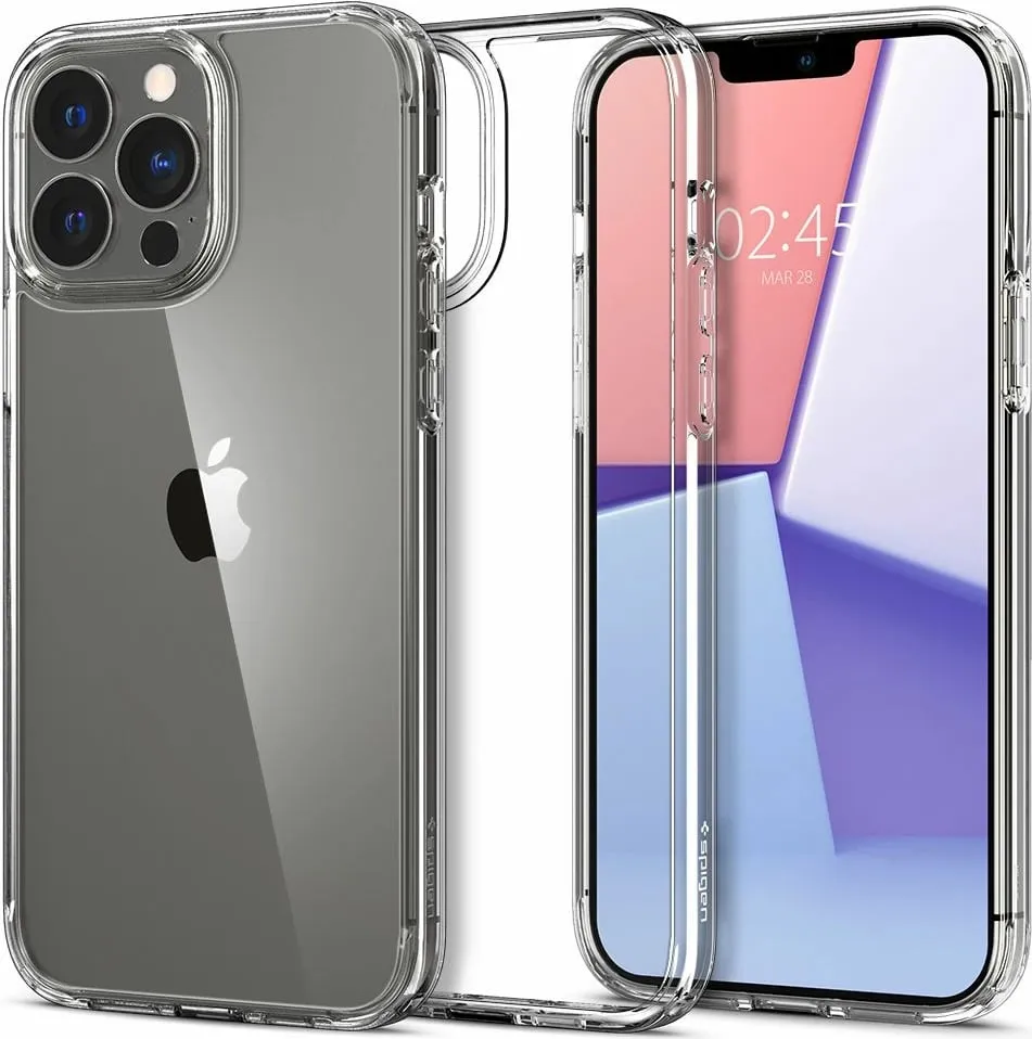 Mbështjellës për iPhone 13 Pro Max Spigen Ultra Hybrid, i hirtë - 7