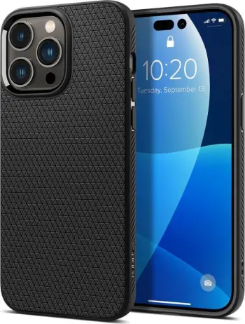 Mbrojtëse për celular iPhone 14 Pro Max Spigen Liquid Air, vjollcë e errët
