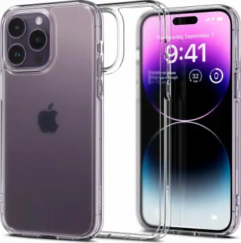 Mbrojtëse për celular iPhone 14 Pro Spigen Ultra Hybrid, transparente