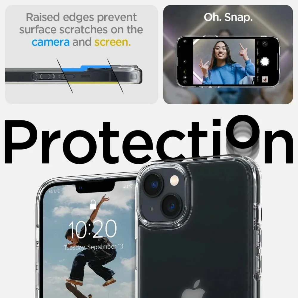 Mbrojtëse për celular iPhone 14 Plus Spigen Ultra Hybrid, transparente - 7