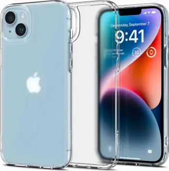 Mbrojtëse për celular iPhone 14 Plus Spigen Ultra Hybrid, transparente