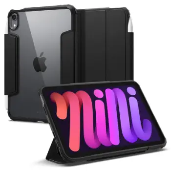 Mbështjellës për iPad mini 6 2021Spigen Ultra Hybrid Pro, i zi