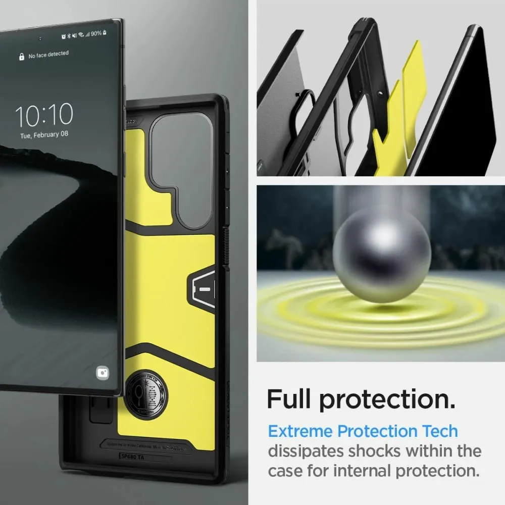 Mbështjellës për Samsung Galaxy S22 Spigen Tough Armor, i zi - 3