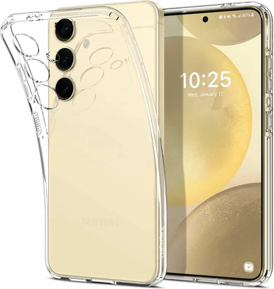 Mbrojtëse për celular Samsung Galaxy S24 Spigen Liquid Crystal, transparente - 15