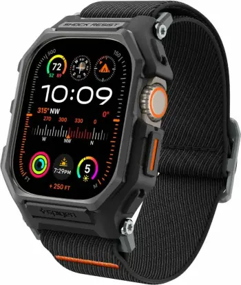 Mbështjellës për Apple Watch Ultra 2/1 49mmSpigen Lite Fit Pro, i zi