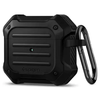 Mbështjellës për AirPods 3 Spigen Tough Armor, i zi