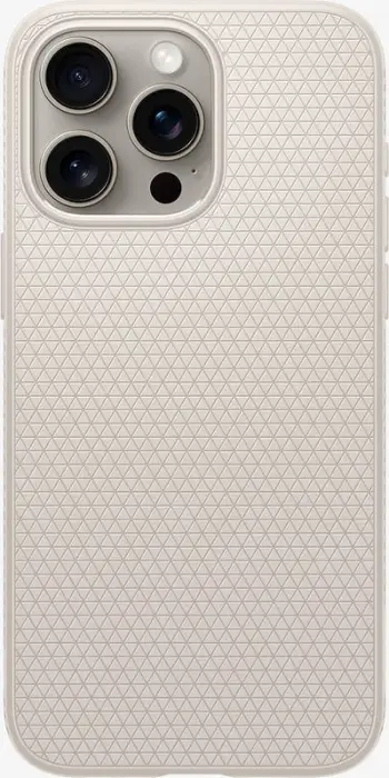 Mbështjellës për iPhone 15 Pro Spigen Liquid Air, i hirtë